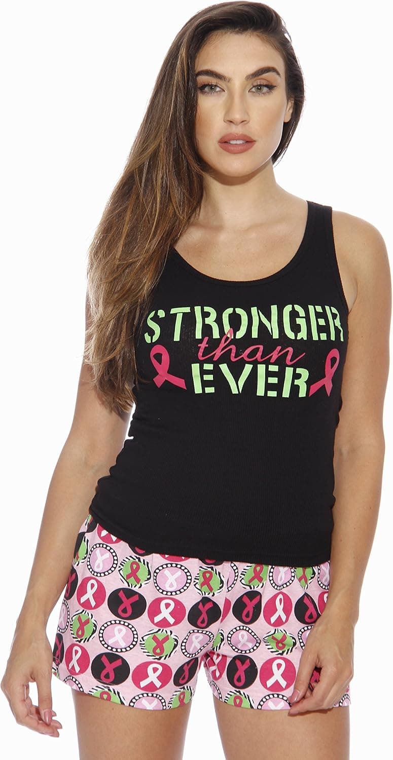 Just Love 100% Cotton Women Sleepwear Tank & Short Pajama Sets