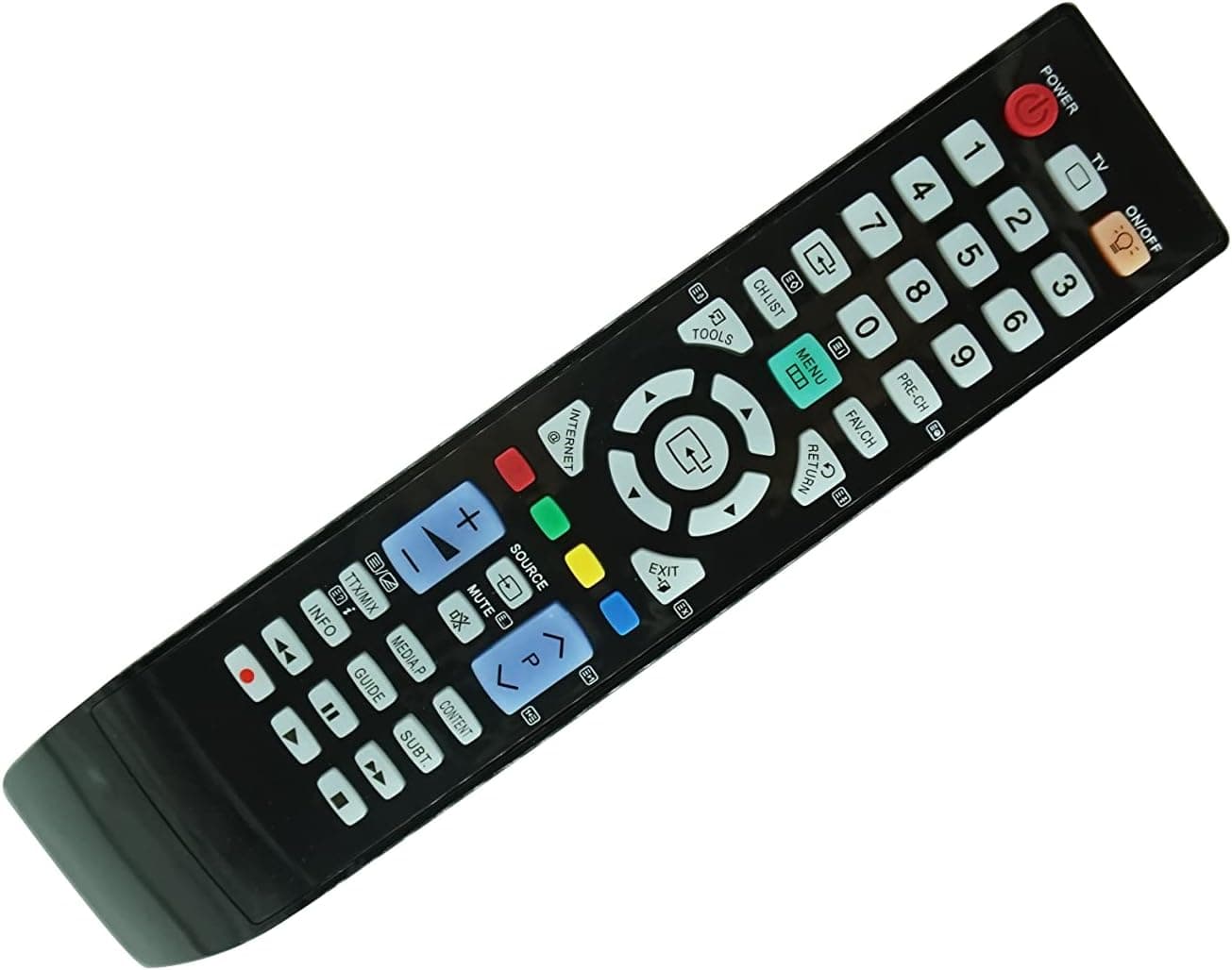 Hotsmtbang Replacement Remote Control for Samsung PN43D450A2DXZC LN46A610A3RXZL LN46E550F6FXZA LN46A580P6FXZC LE22B450C4WXXU LN22C350D1XZP LCD LED HDTV TV