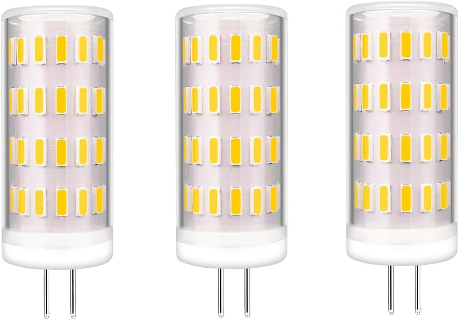 Arrownine Dimmable G4 LED Bulb 3Watt 12V Warm White,Equivalent to 30Watt T3 Halogen Bulb for Indoor Ceiling Closet Under Cabinet Lighting Outdoor Landscape Walkway Path Area Lighting RV Lights 3-Pack