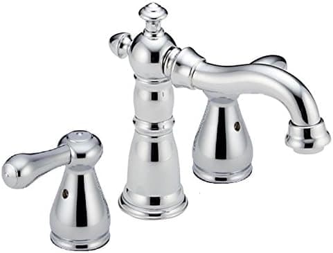 Delta 4555-LHP Victorian Two-Handle Mini-Widespread Lavatory Faucet, Less Handles, Chrome