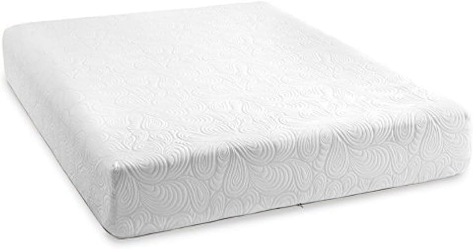 PuraSleep 8 Inch CoolFlow Memory Foam Mattress - Made in The USA - 20-Year Warranty - Queen