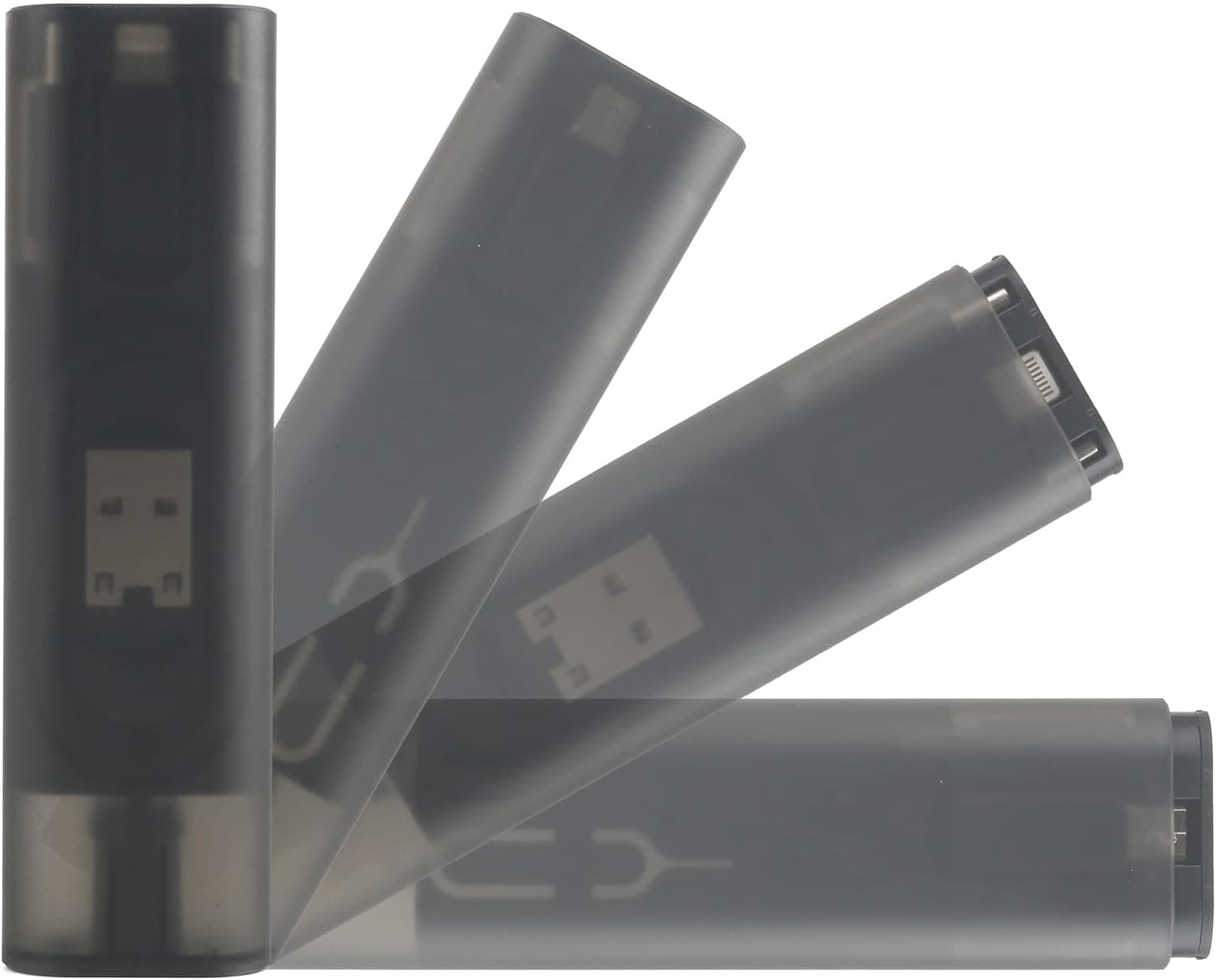 Yinow Multi Charging USB Type C to USB C Cable with 3 USB Adapters in Tube Kit