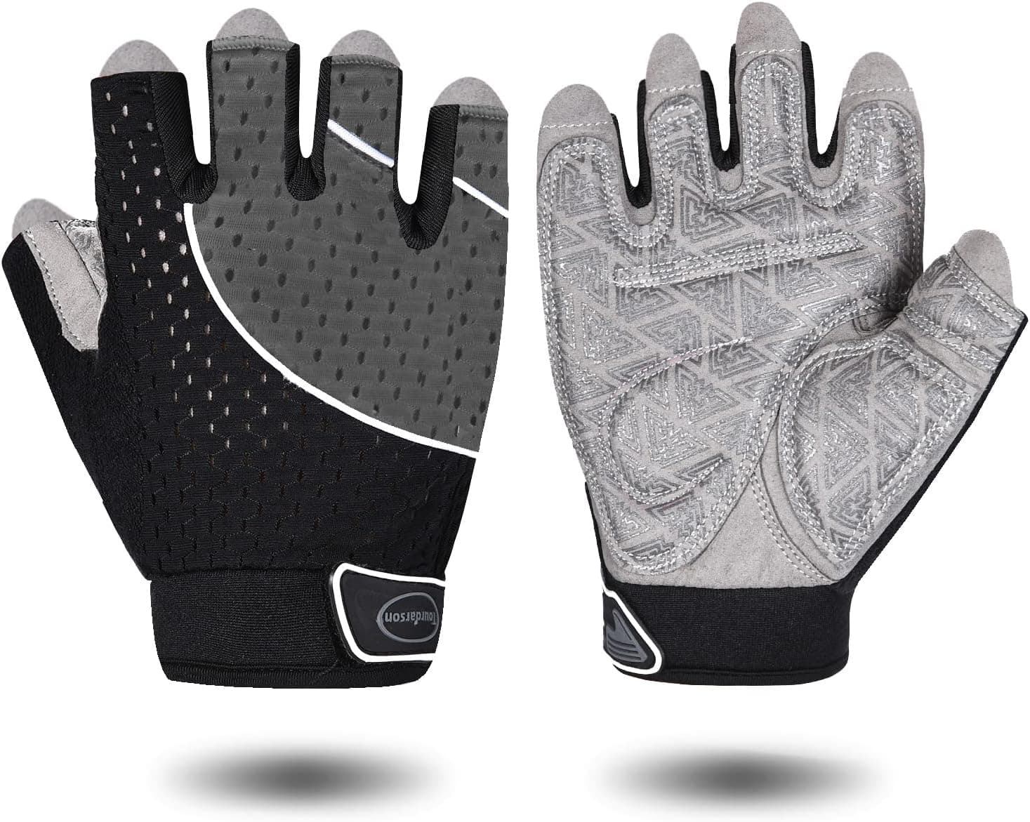 Tourdarson Workout Gloves for Men and Women, Exercise Gloves for Weight Lifting, Cycling, Gym, Training, Breathable and Snug fit