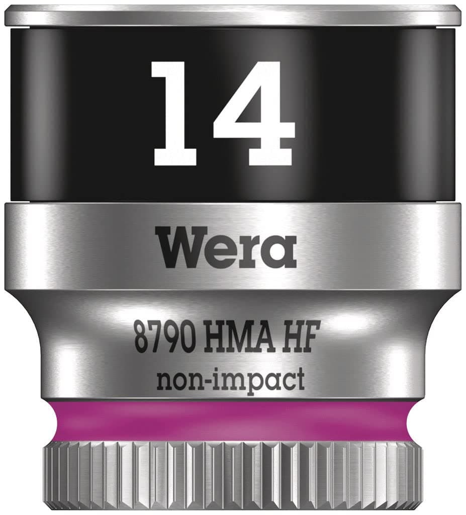 Wera 05003729001 8790 HMA HF Zyklop Socket with 1/4" Drive with Holding Function, 14 x 23 mm