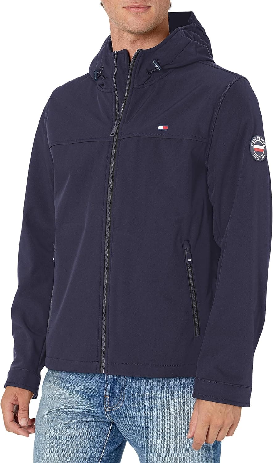 Tommy Hilfiger Men's Lightweight Performance Softshell Hoody Jacket