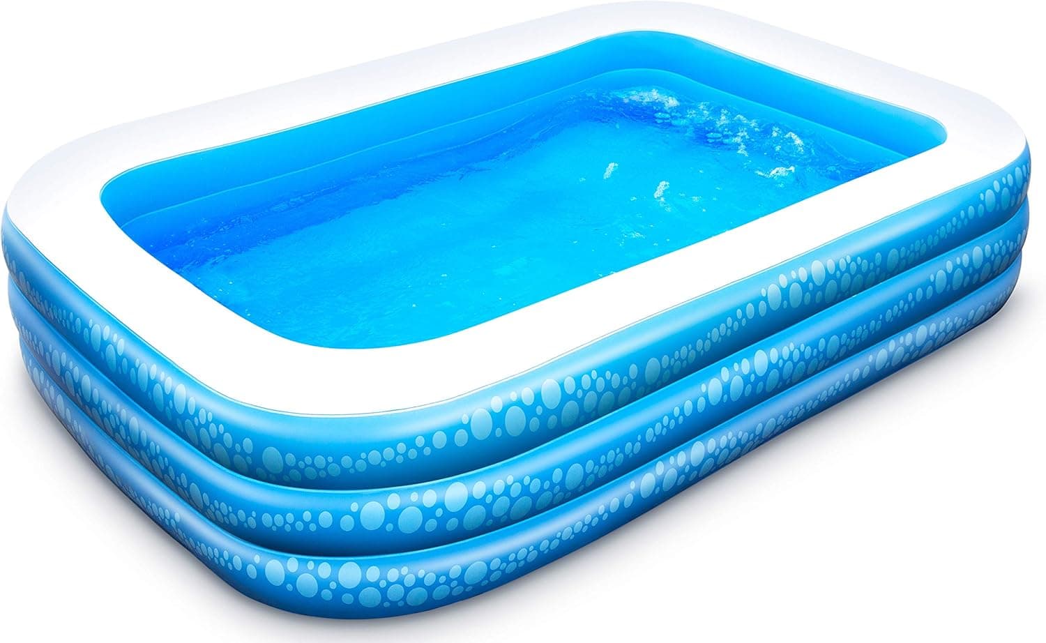 Hesung Inflatable Pool, 95" X 56"X 21" Family Swimming Pool for Toddlers, Kids, Adults, Play Center Above Ground, Backyard, Garden, Summer Swim Center, Age 3+