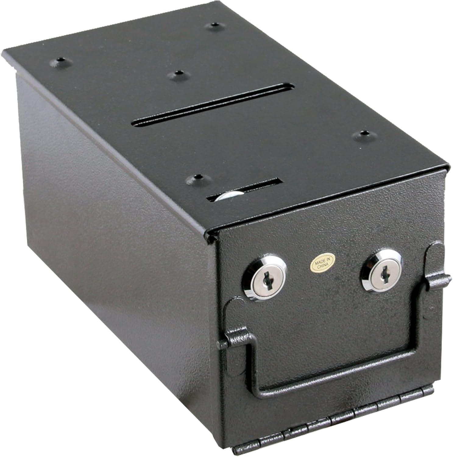 IDS Steel Rake Toke Drop Box with Bill Slot for Poker Table