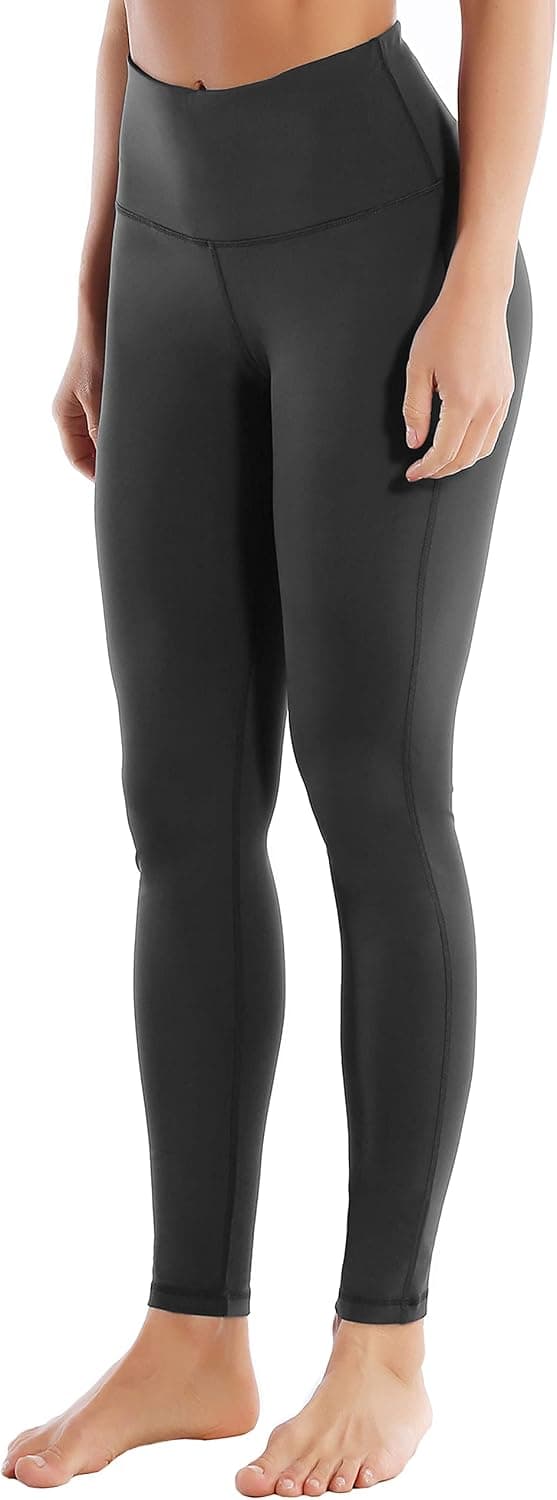 BUBBLELIME 22"/26"/28" Inseam Yoga Pants Inner Pocket Workout Capris Running High Waist Full Length Leggings Tummy Control
