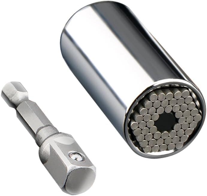 Enjoydeal Universal Socket Ratchet Wrench, ETC-120A 7MM To 19MM Multi-Function Car/Auto Hand Tools Professional Repair Kits With Power Drill Adapter Set