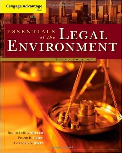 Cengage Advantage Books: Essentials of the Legal Environment