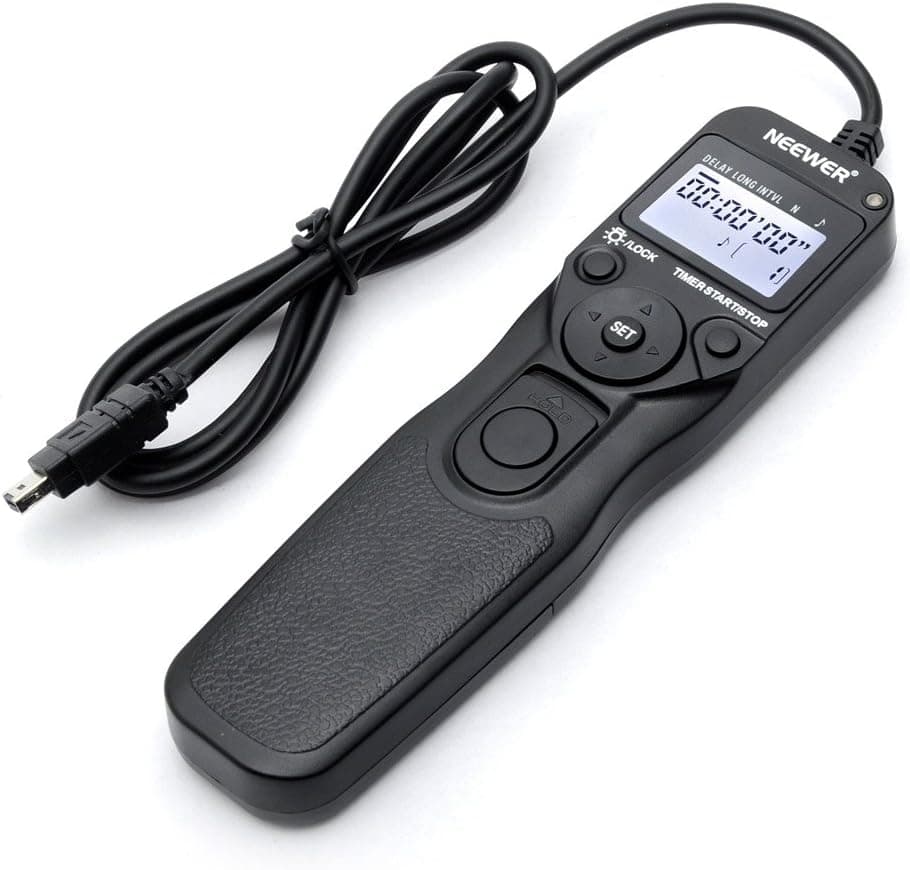 Neewer MC-DC2 Replacement Digital LCD Timer Remote Controller for Nikon D90 D5000 D5200 D7100 D4 Digital SLR Cameras