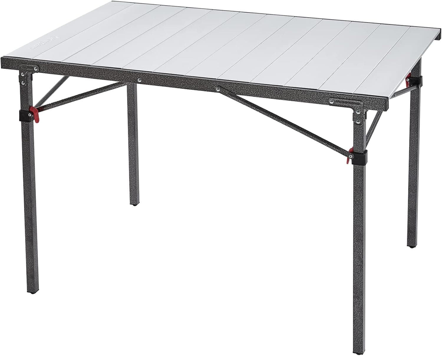 KingCamp Camping Table Aluminum Folding Table Portable Lightweight Roll Up Foldable Camp Table for Indoor & Outdoor Camping Picnic Barbecue Backyard Party, 2-4 Person