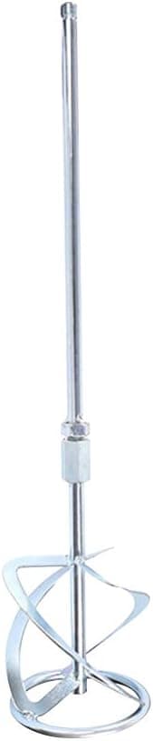 BESTONZON Paint and Mud Mixer Stirring Rod Agitator Arm Mixing Rod for Chemical Food Coating(High carbon steel/580x120mm)