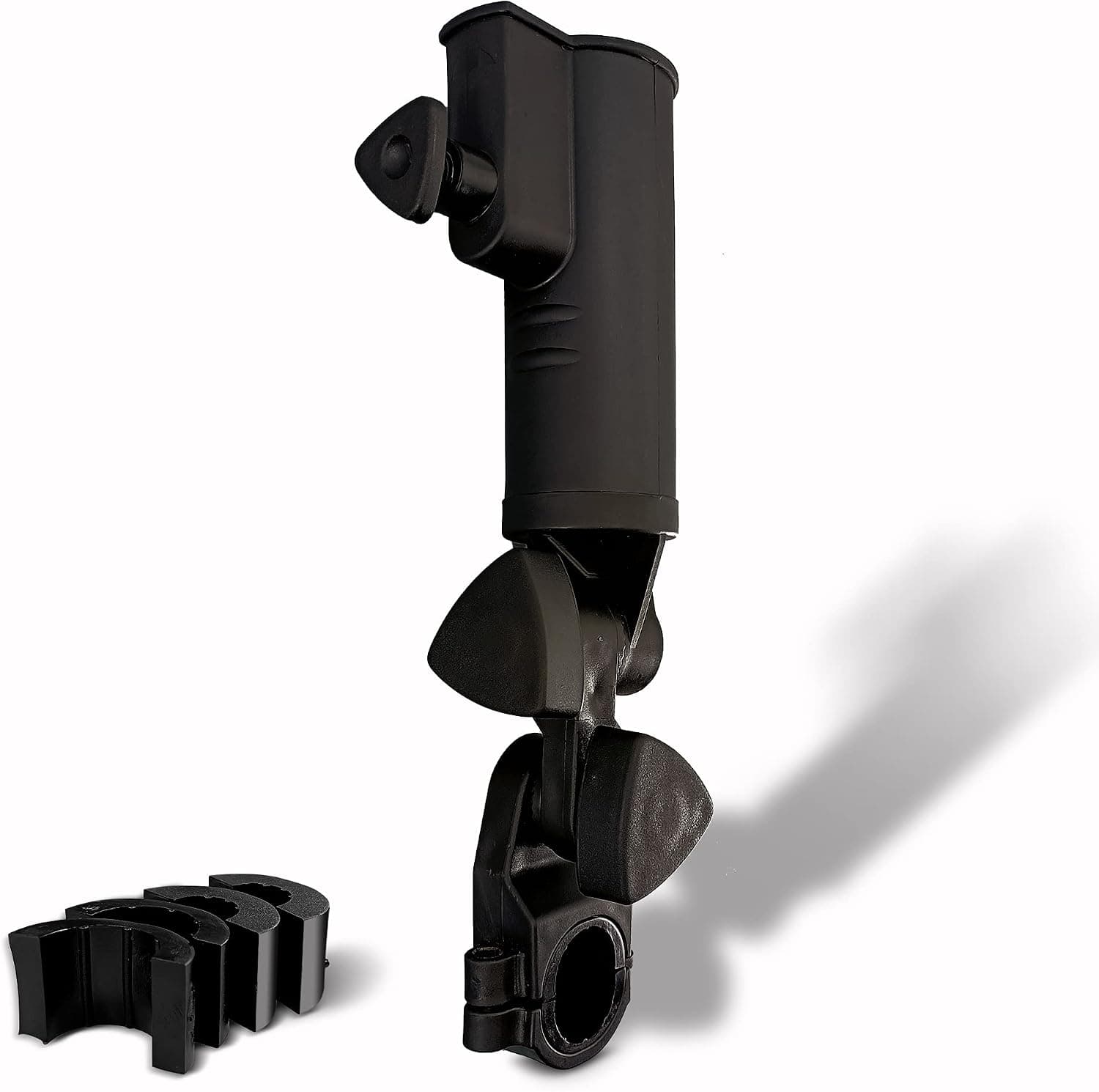 KYTAI Golf Cart Umbrella Holder, Golf Push Cart Umbrella Clamp, Stroller Umbrella Attachment Fixed Bracket for Umbrella. Universal Adjustable Angle