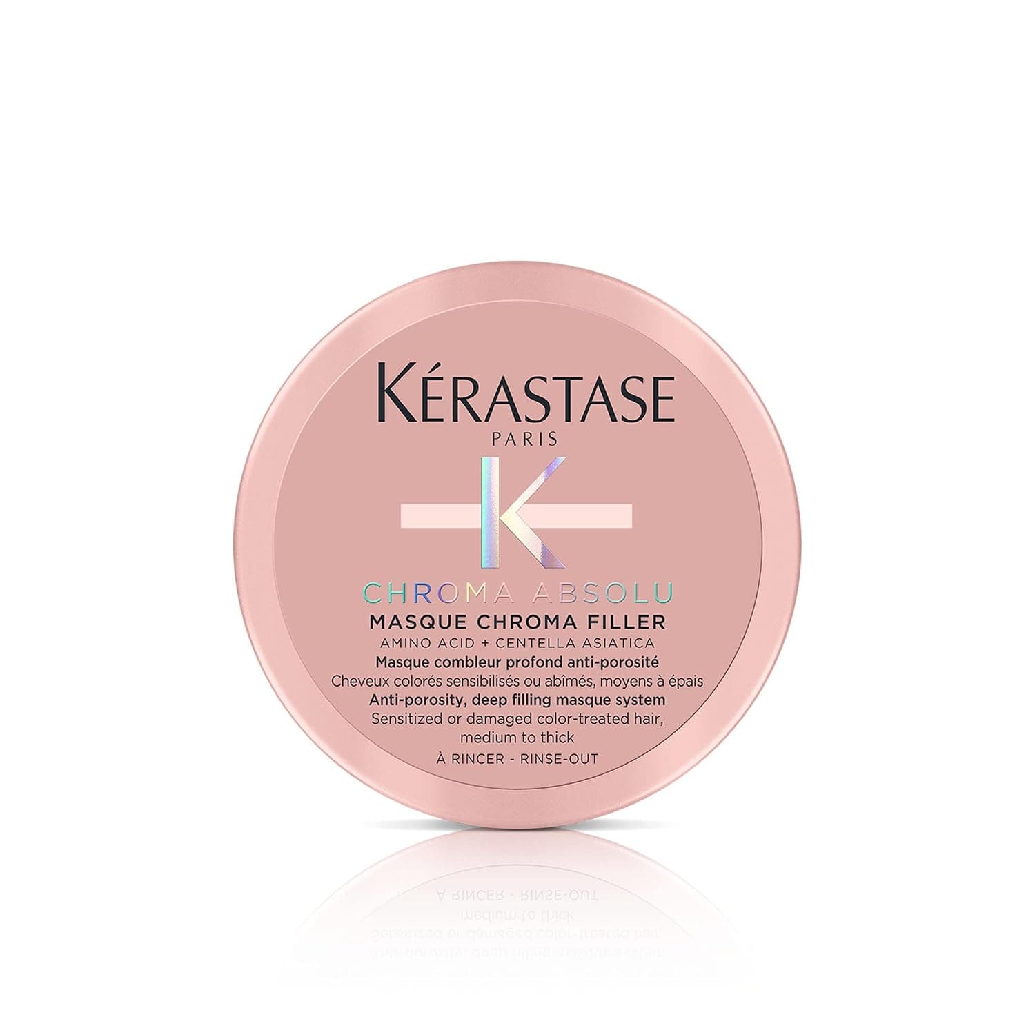 Kerastase Chroma Absolu Anti-Porosity Deep-Filling Hair Mask | For Damaged Color-Treated Hair | Strengthens and Hydrates | With Lactic Acid | Chroma Filler