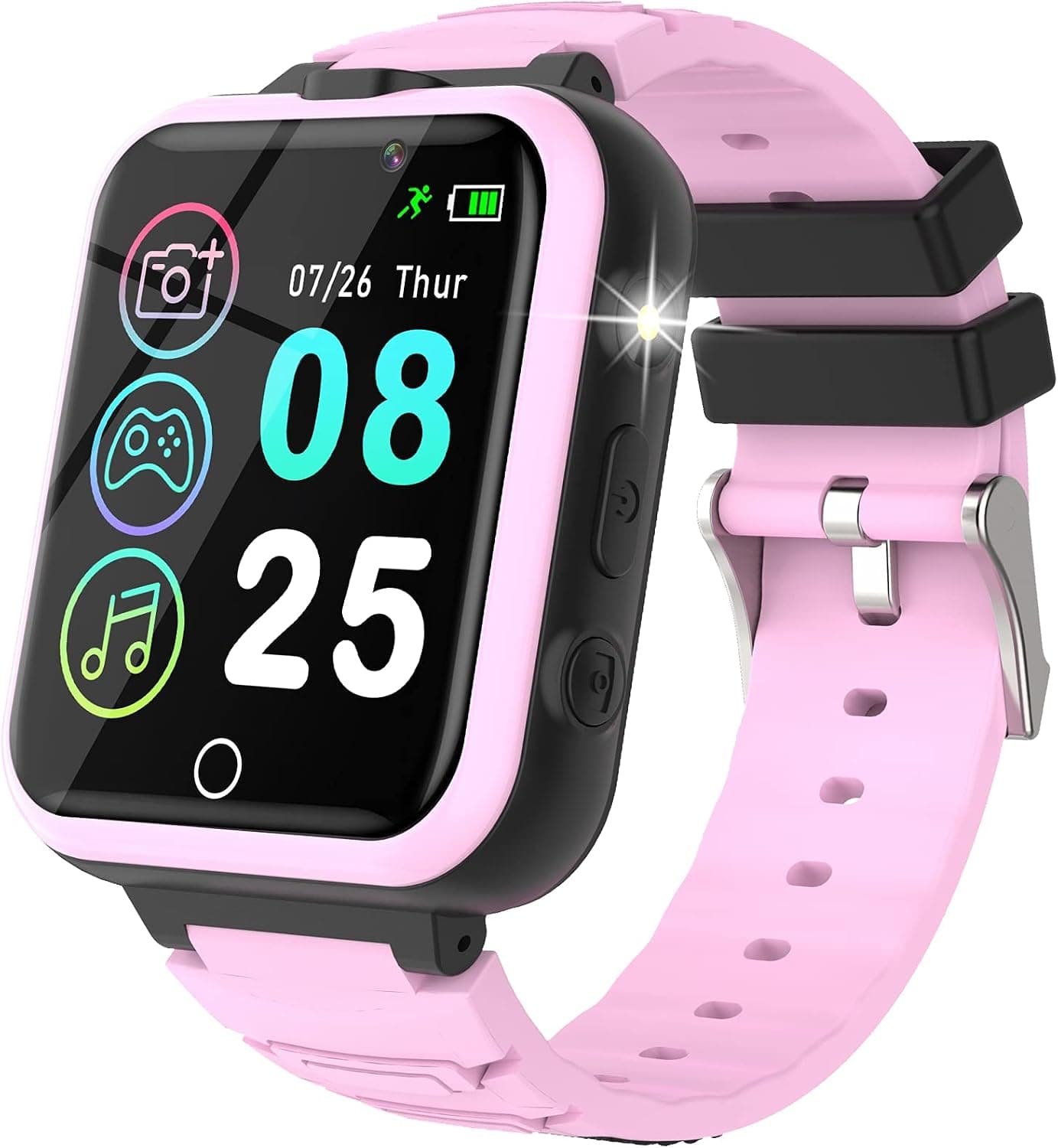 YENISEY Kids Smart Watch with Games -Kids Smartwatch for Boys Gilrs with 20 Games Dual Camera Music Player Flashlight Video Touch Screen Children Toys Gifts Kids Watch for Kids Age 4-12 Years Old …