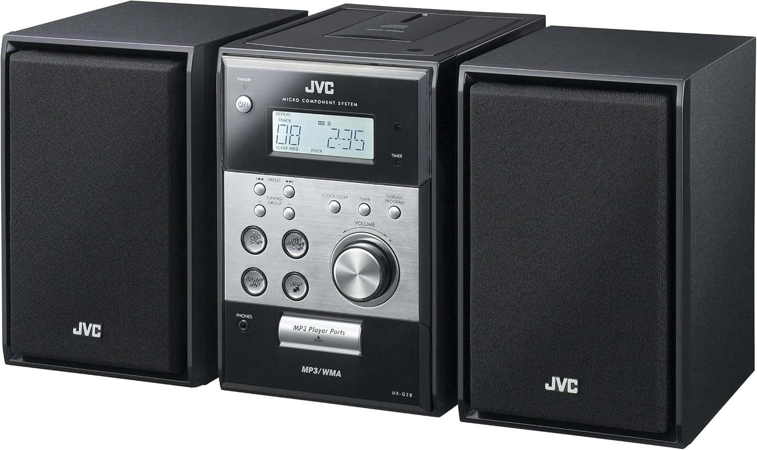 JVC UXG28 Audio Micro Component System (Discontinued by Manufacturer)