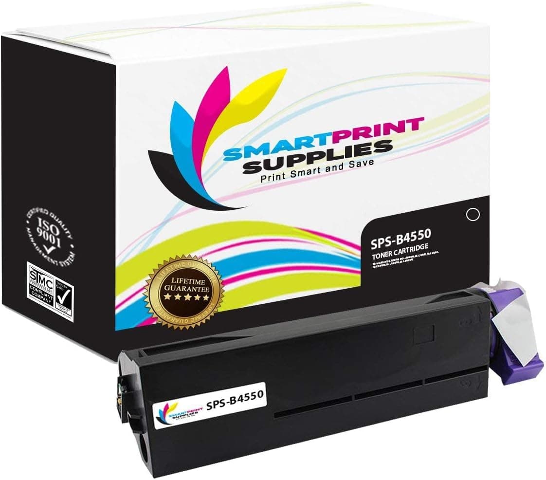 Smart Print Supplies Compatible 43502001 Black High Yield Toner Cartridge Replacement for Okidata B4400 B4600 Printers (7,000 Pages)