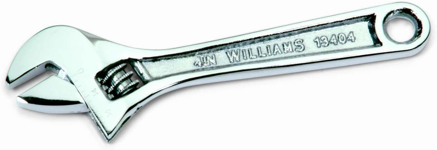 Williams 13418A Adjustable Wrench, 18-Inch, Chrome