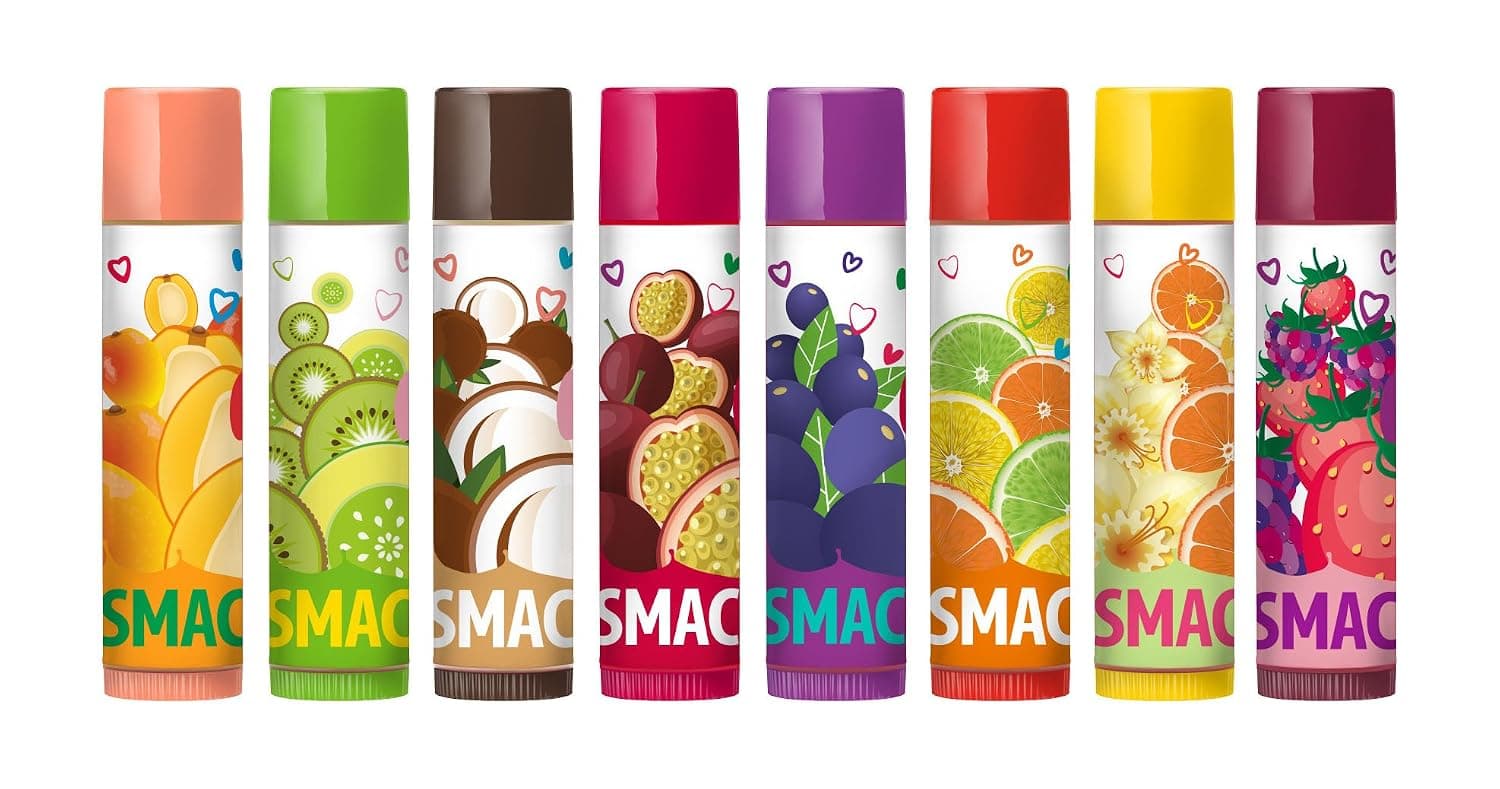 Lip Smacker Smoothie Chillerz Party Pack 8 Piece Set, 1.12 Ounce