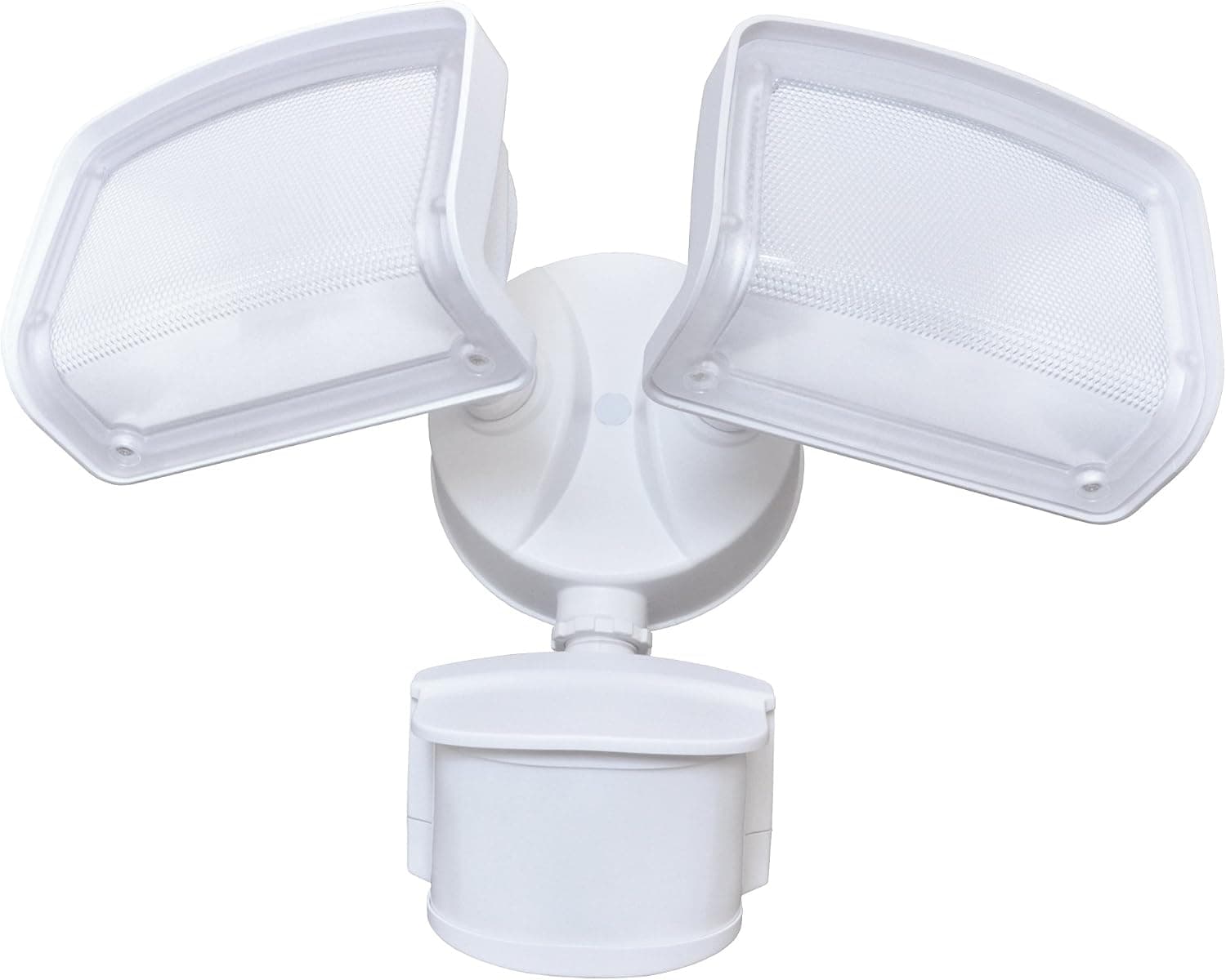 Good Earth Lighting Downfire Two Head Motion Creep Security Light - White