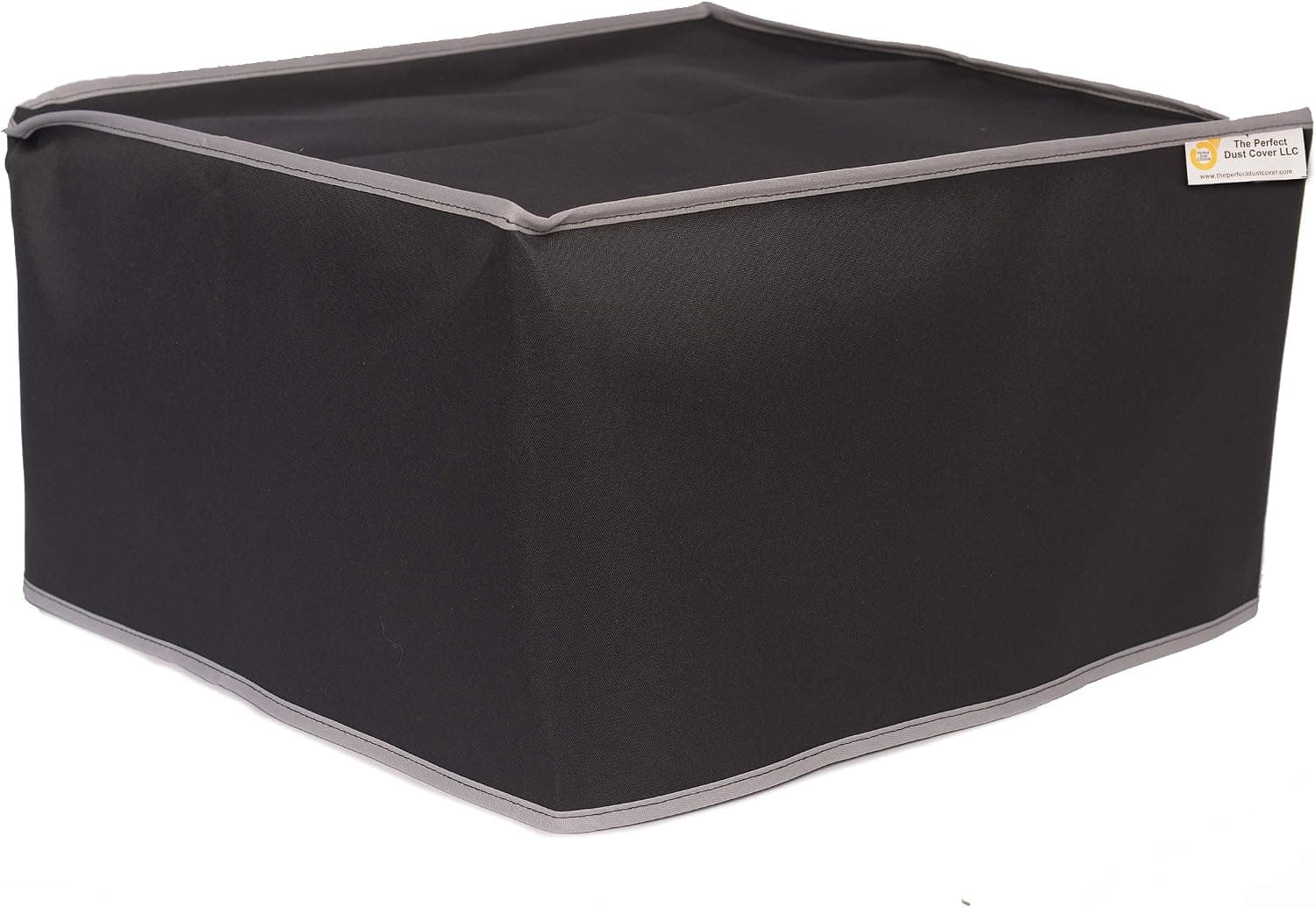 The Perfect Dust Cover, Black Nylon Cover for HP Laserjet Pro M283cdw Wireless Color Printer, Double-Stitched, Anti Static Cover, Dimensions 16.5''W x 16.6''D x 13.2''H by The Perfect Dust Cover LLC