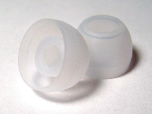 3 Pair Clear Medium Replacement Silicone Ear Tips for ALTEC LANSING 9mm In-Ear Earphones Headphones