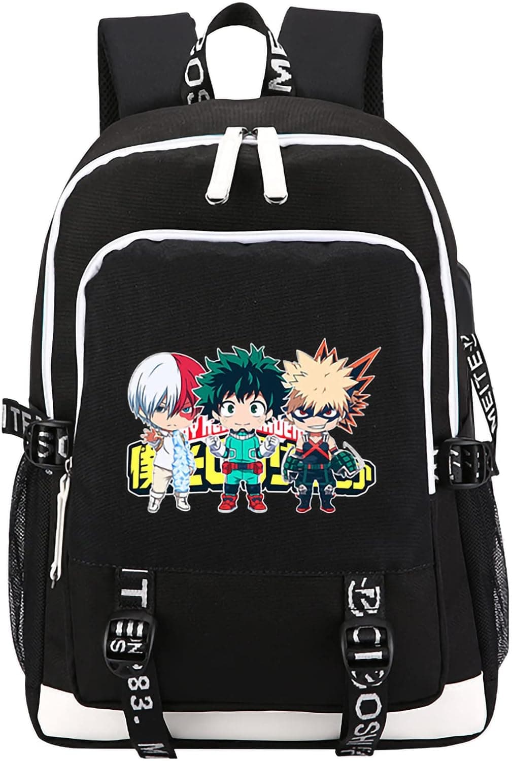 Anime Backpack Printed Cartoon Figure College Bookbag Laptop Backpack