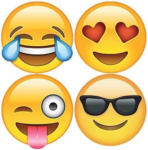 iDecoz Emoji Reusable Vinyl Decal Stickers for All MacBooks, Laptops, iPads, and More!