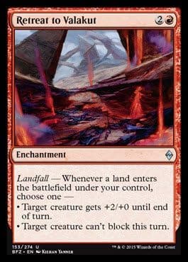 Magic The Gathering - Retreat to Valakut (153/274) - Battle for Zendikar
