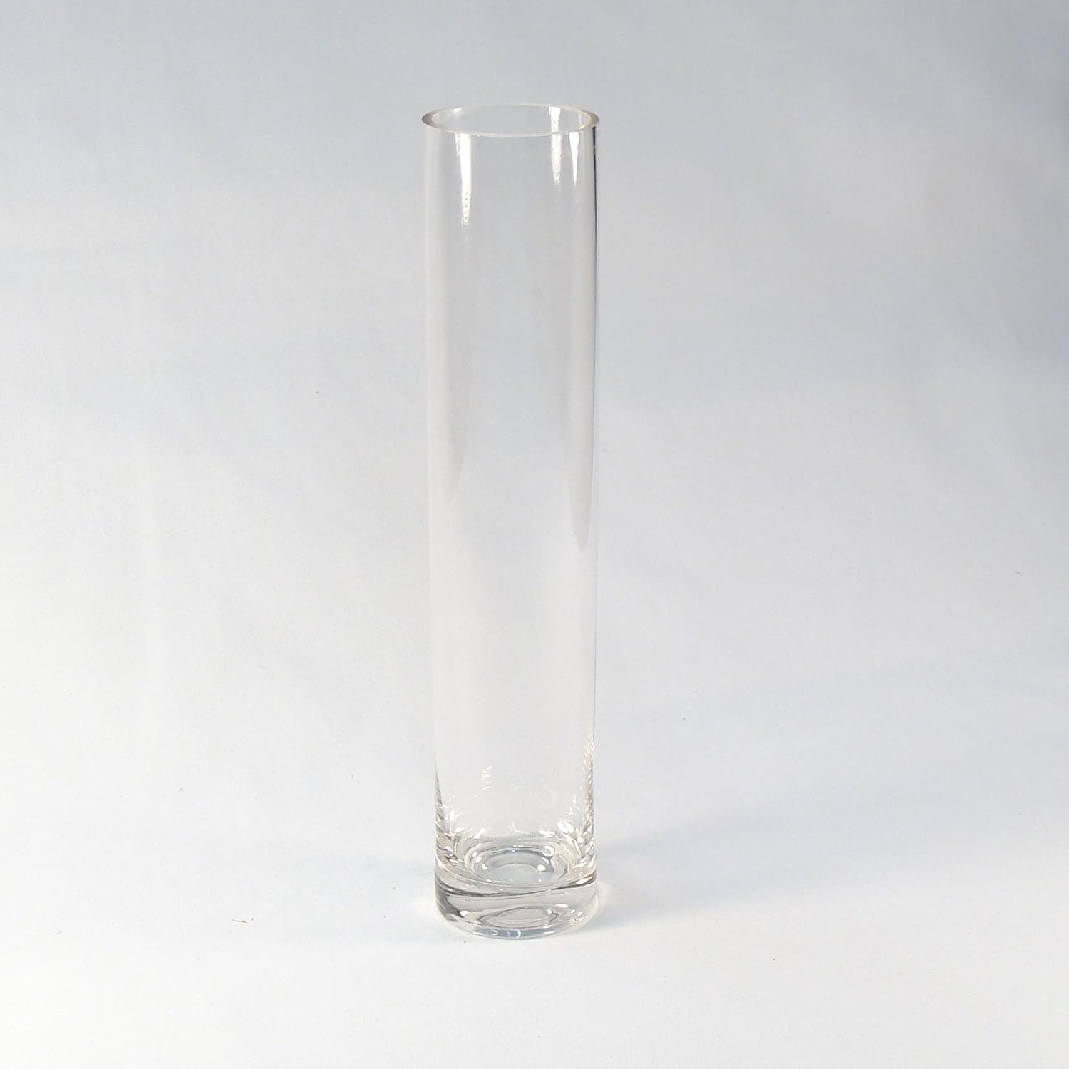 10" Cylinder Bud Vase - Clear Glass - Great for Wedding Centerpiece - Vases Flower