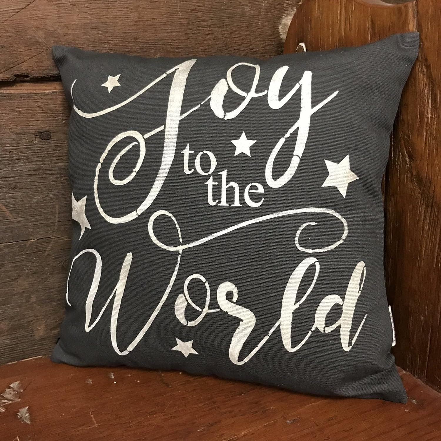 "Joy to The World" Stencil (10 mil Plastic) | Decor Stencils for Painting on Wood, Wall, Tile, Canvas, Paper, Fabric, Furniture and Floor | Reusable Stencil | FS049 by Designer Stencils