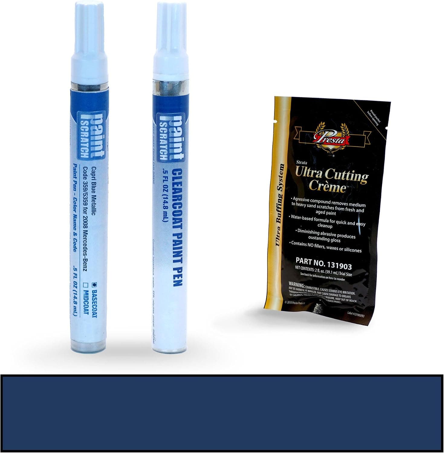 PAINTSCRATCH Capri Blue Metallic 359/5359 for 2008 Mercedes-Benz C-Class - Touch Up Paint Pen Kit - Original Factory OEM Automotive Paint - Color Match Guaranteed