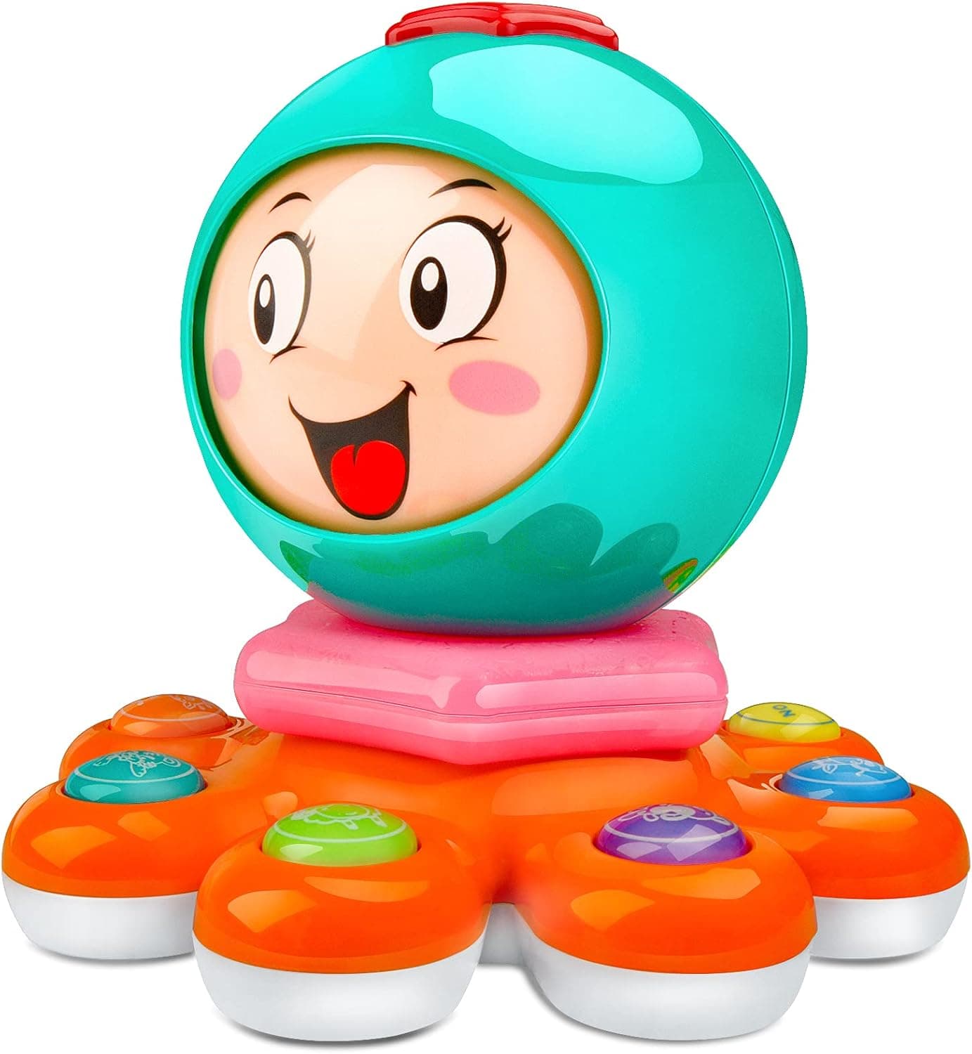 HOMETTER Baby Octopus Music Toy, Toddler Electronic Learning Sensory Toy, Toddler Musical Toy for 18 - 24 Month Old, Perfect Toys for 2 Year Old Boys