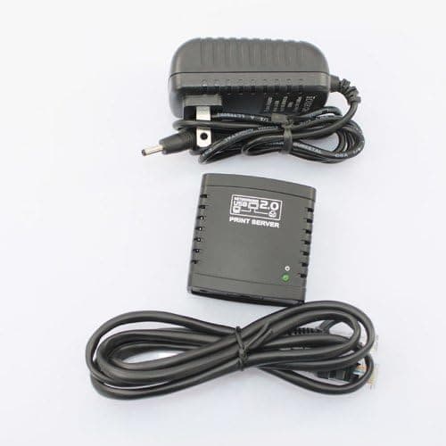 Neewer 1-Port USB 2.0 TCP/IP LPR DHCP Network Print Server with Ethernet Cable, Works with 10Base-T 100Base-T Networks