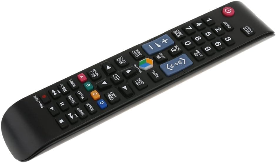 Replacement Remote Controller for Samsung Smart TV UN40EH5300 UN46ES6150 UN46ES6100F UN55JU6500 UN55JU6700 UN60JU7090F UN65JU6700 UN65JU7100 UN65KS9800