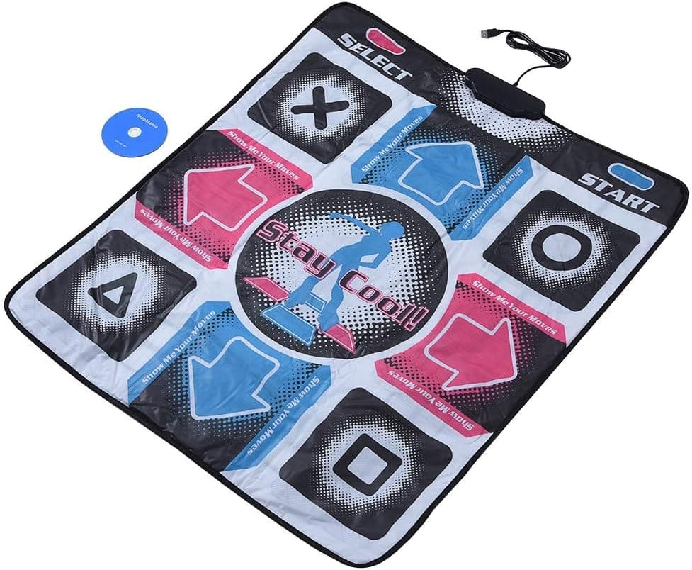 Electronic Dance Pad,Dancer Blanket with USB for PC, Non-Slip Durable Wear-resistant Dancing Step Dance Mat Non-Slip Durable Wear-resistant Dancing Step Dance Mat Dance Pad for PC Laptop Video Game