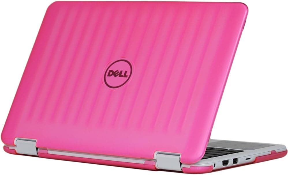 mCover Hard Shell Case for New 2018 11.6" Dell Inspiron 11 3185 Series 2-in-1 Laptop (NOT Compatible with Older 11.6" Inspiron 3000 Series Released Before 2018) (Pink)