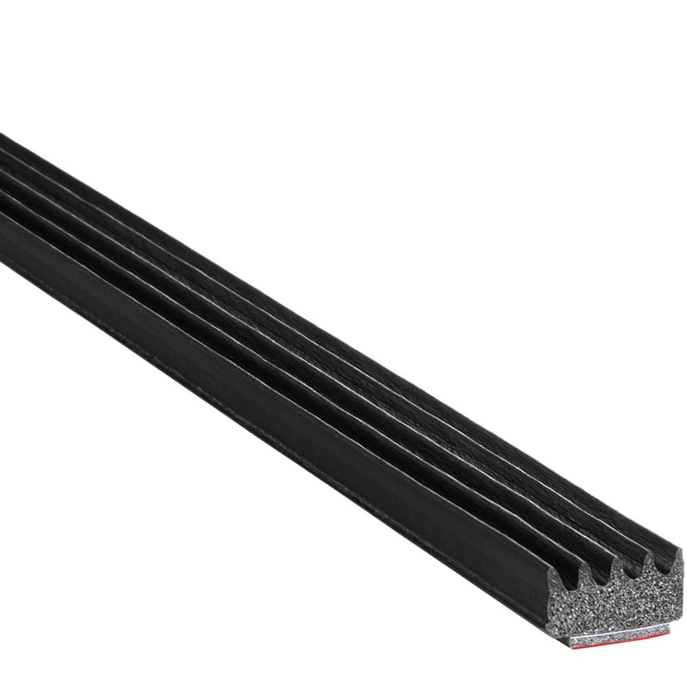 TRIM-LOK - X103BT-25 Trim-Lok Ribbed Rectangle Rubber Seal – .375” Height, .625” Width, 25’ Length – EPDM Foam Rubber Seal with BT (3M) High Strength Tape – Ideal Door and Window Weather Seal – Garage Doors, Cars, Boats