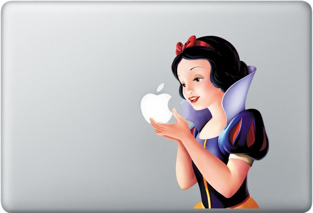 Full-color Macbook Laptop Snow White Vinyl Decal