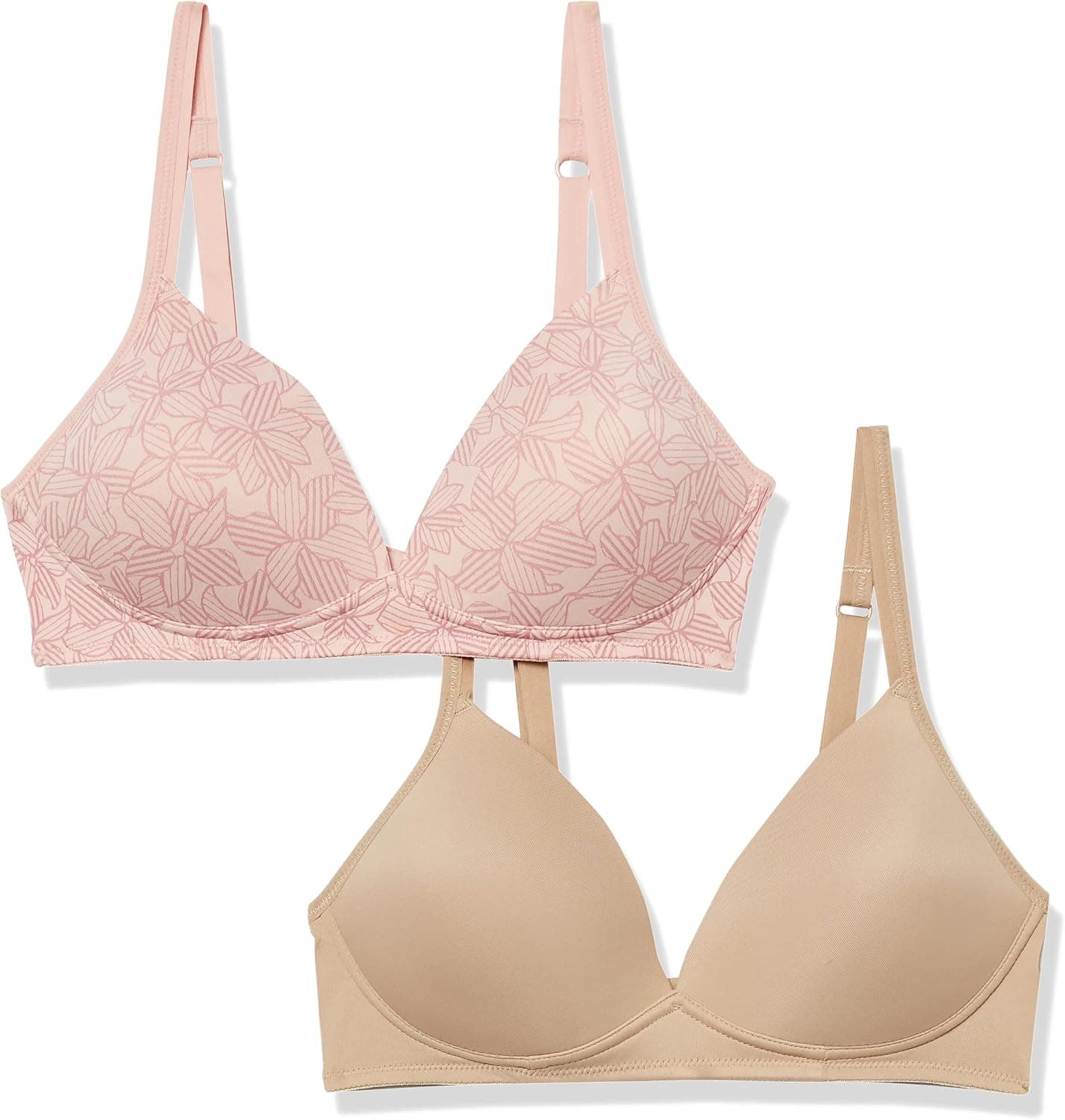 Warner's Women's Blissful Benefits Wireless Lift T-Shirt Bra 2-Pack 04003w