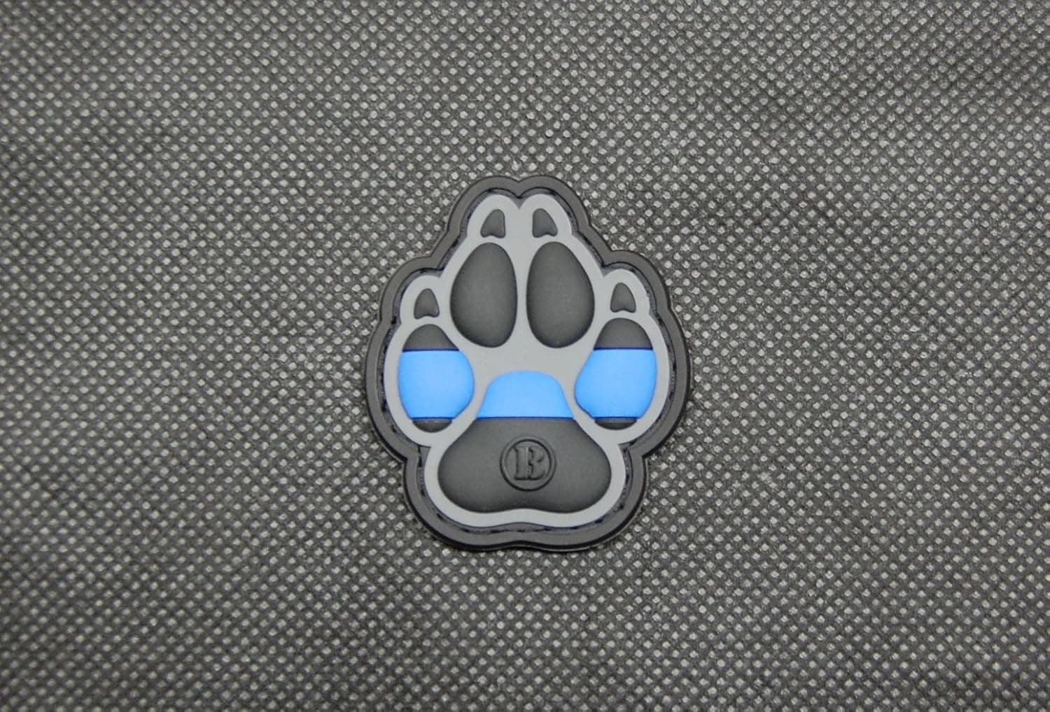 BritKitUSA K9 Thin Blue Line 3D PVC Morale Patch Police Canine Dog Handler