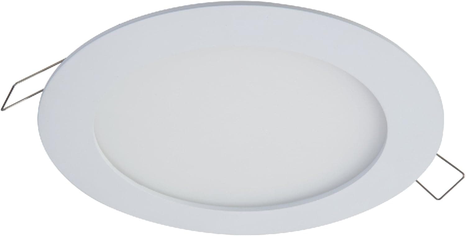 HALO SMD-DM 6 in. 3000K Lens White Round Integrated LED Surface Mount Recessed Remodel Trim Kit