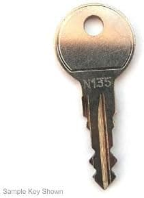 Thule Car Rack Replacement Key - Single (Thule Replacement Key N 092)
