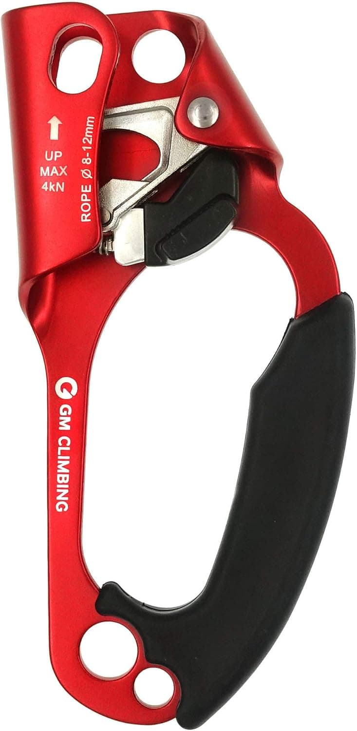 GM CLIMBING Climbing Hand Ascender (Right Hand and Left Hand) for Arborist Tree Climbing Rigging CE UIAA
