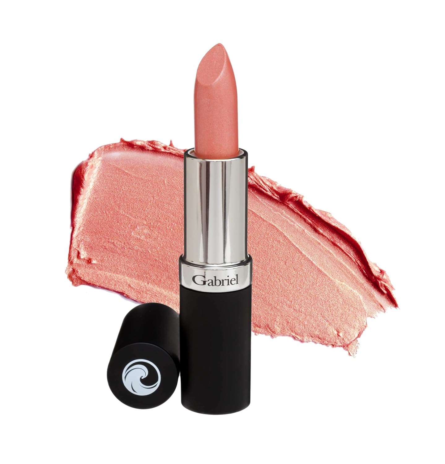 Gabriel Cosmetics Lipstick (Seashell - Peach/Warm Pearl), Natural, Paraben Free, Vegan, Gluten-free,Cruelty-free, Non GMO, High performance and long lasting, Infused with Jojoba Seed Oil and Aloe, 0.13 oz.