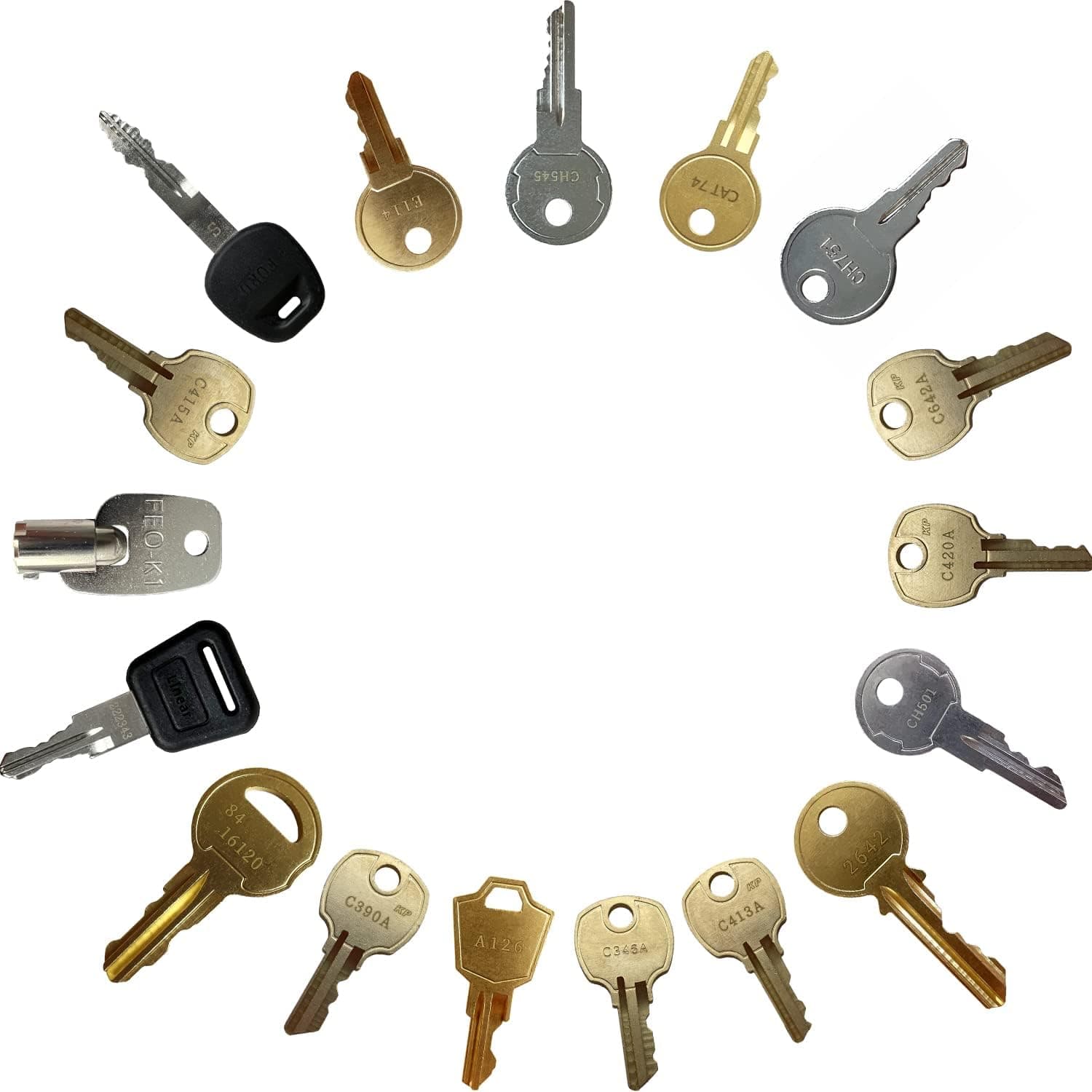 17 Pentesting Master Keys FEO-K1 CH751 CH501 A126 C642A CH545 C415A C413A 2642 C420A 222343 C390A 84 16120 E114 C346A CAT 74 Cabinet Elevator Security Gate