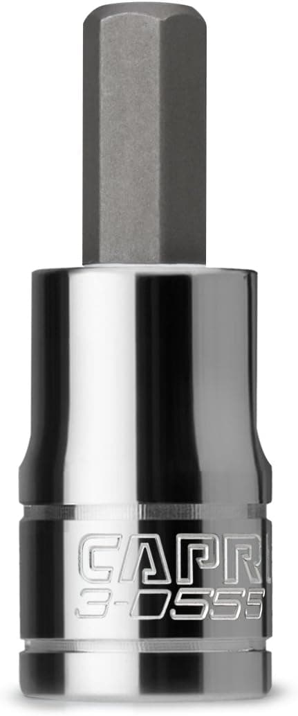 Capri Tools 3-0555 5/16-Inch Hex Bit Socket, 3/8-Inch Drive, SAE