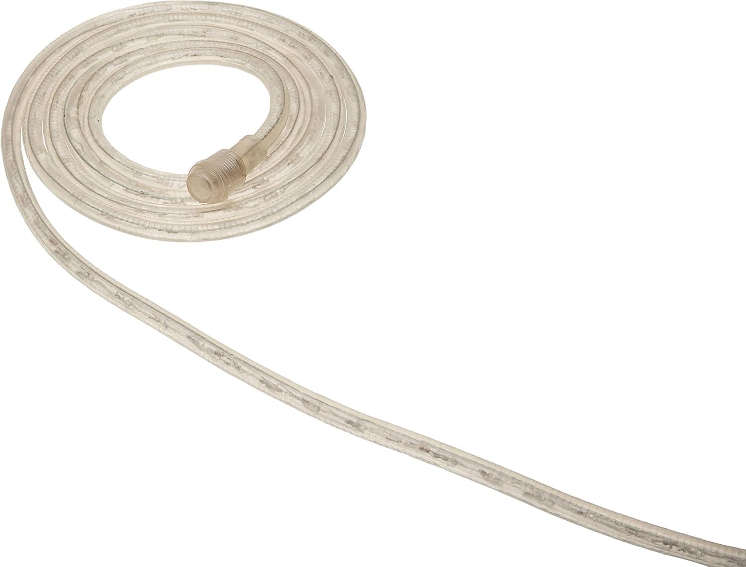 CBconcept 120VLR10FT-CW 120V 2-Wire 1/2-Inch LED Rope Light with 1.0-Inch LED Spacing, 10-Feet, Cool White