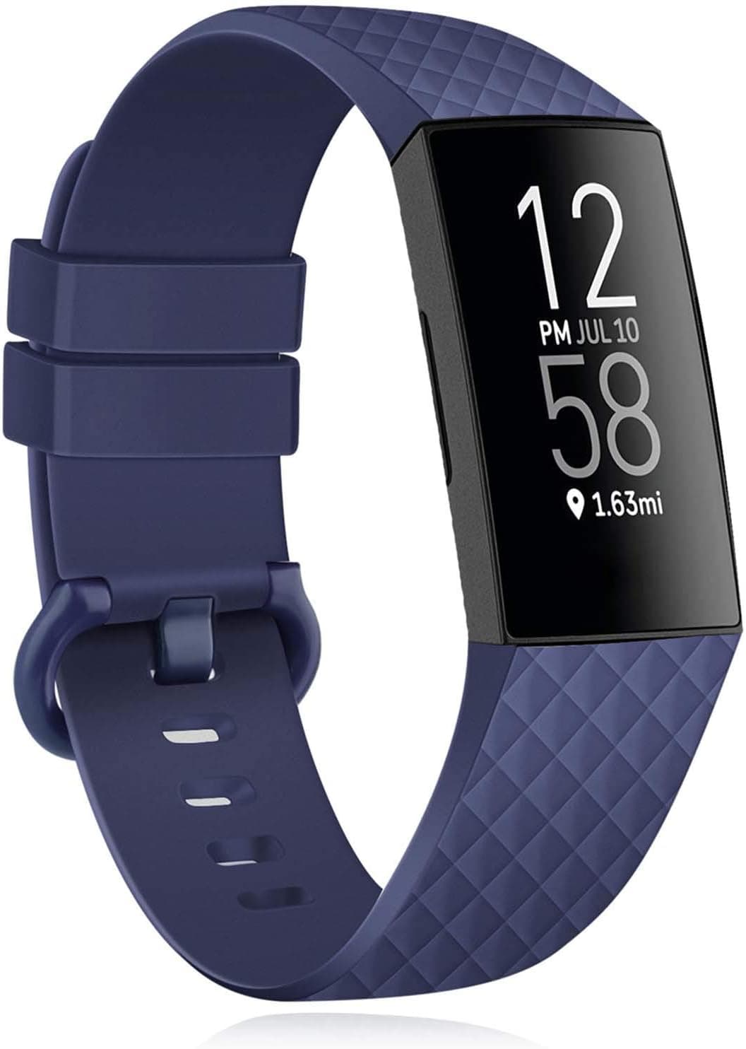 poshei Bands Compatible with Fitbit Charge 4 / Fitbit Charge 3 / Fitbit Charge 3 SE for Women and Men, Classic Replacement Wristband, Soft Silicon Waterproof Quick Release Strap